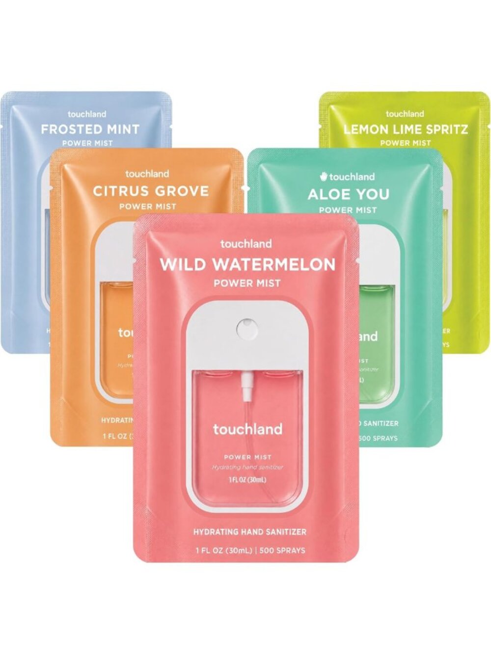 Hydrating Hand Sanitizer Spray Set - Travel Size, Moisturizing & Refreshing